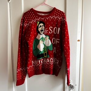 Funny “Elf” Christmas sweater size large
